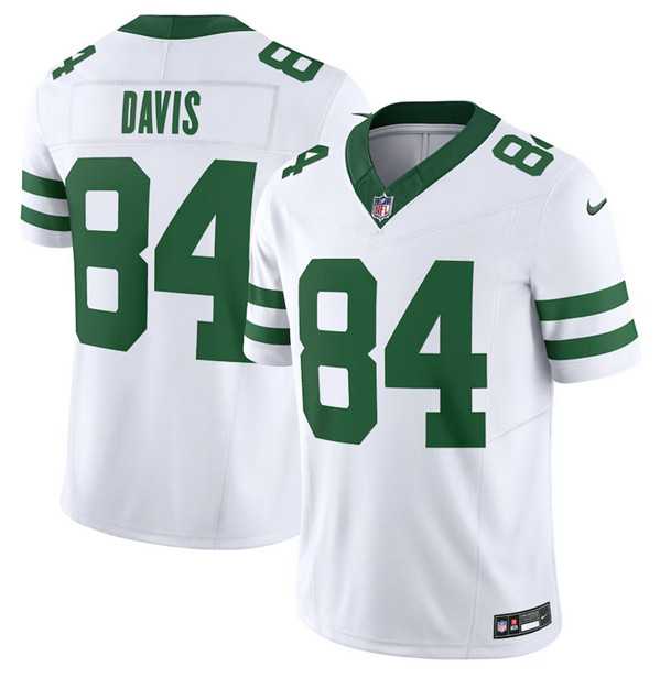 Men's New York Jets #84 Corey Davis White 2023 F.U.S.E. Vapor Limited Throwback Stitched Football Jersey,We sell and wholesale Men's New York Jets #84 Corey Davis White 2023 F.U.S.E. Vapor Limited Throwback Stitched Football Jersey on line form chian!